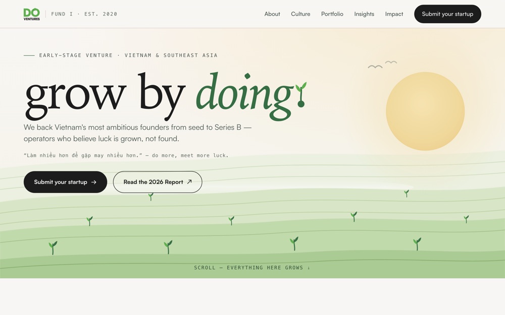 Keep Pivoting concept rebuild of Do Ventures