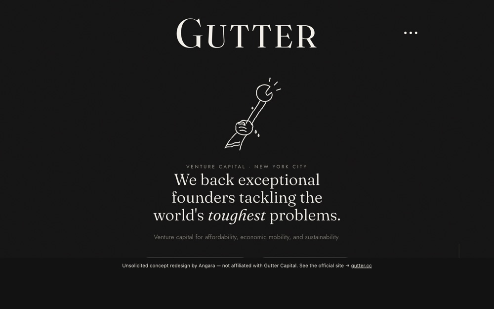 Keep Pivoting concept rebuild of Gutter Capital