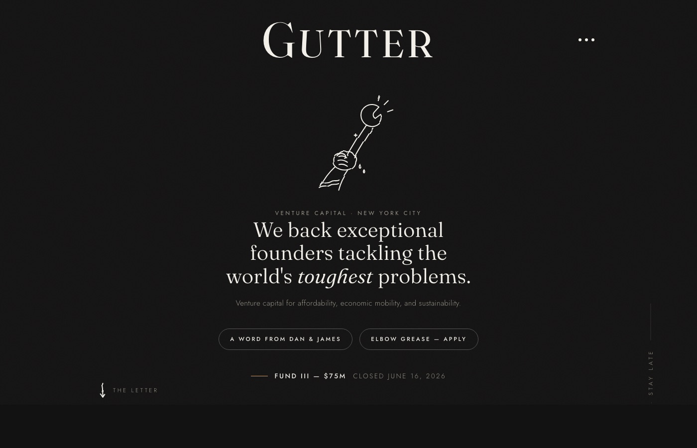 Gutter Capital — website by Keep Pivoting